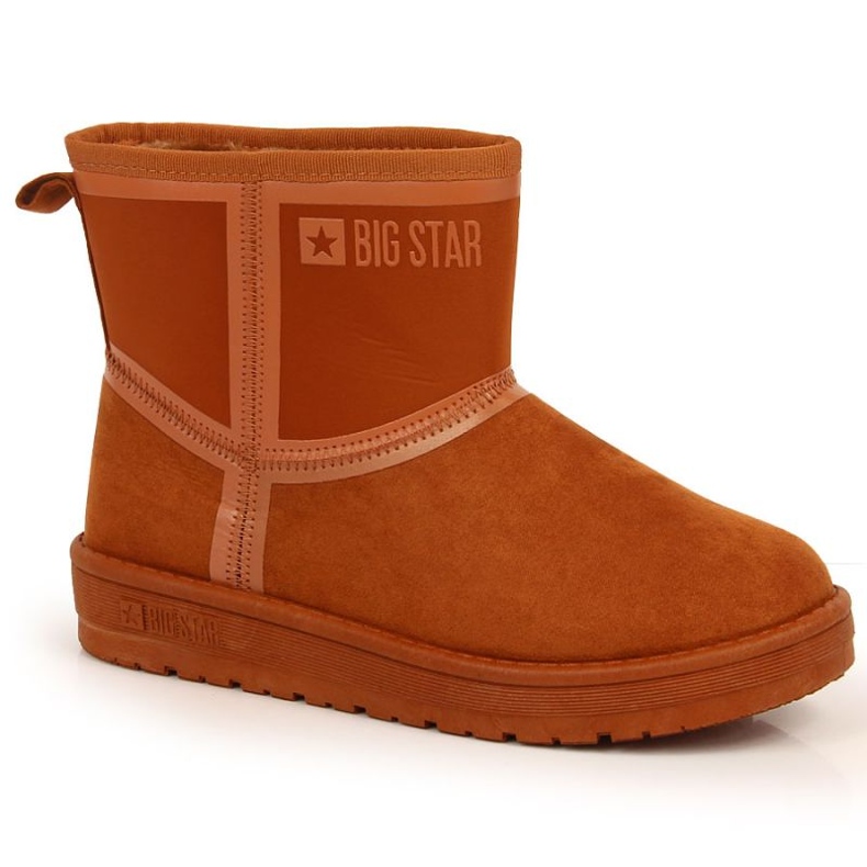 Bottes de neige sur la plate-forme chameau Big Star W INT1751A brun