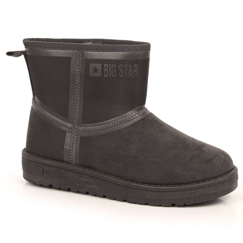 Bottes de neige grises sur la plate-forme Big Star W INT1751C