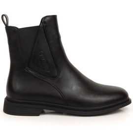 POTOCKI Bottines Chelsea chaudes noires Filippo W PAW367 le noir