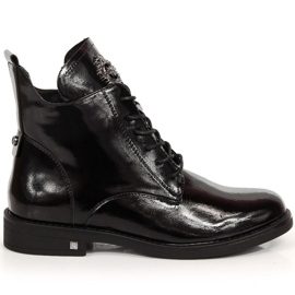 Bottes vernies isolées Potocki W WOL92C noir le noir