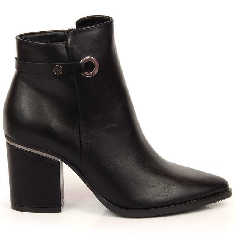 Bottes sur le poteau isolées Potocki W WOL96A noir le noir