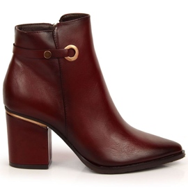 Bottes sur le poteau isolées Potocki W WOL96B bordeaux