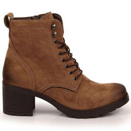 Bottes chaudes en daim Potocki W WOL90B marron brun