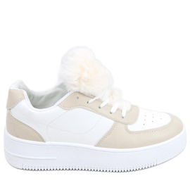 PA1 Baskets femme Lilith Beige blanc