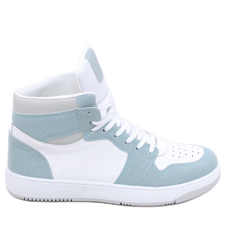 PA1 Baskets montantes Dorcas vertes blanche bleu PA1 Baskets montantes Dorcas vertes blanche bleu