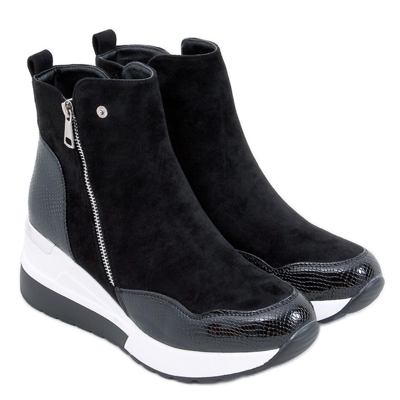 PA1 Bottes compensées Micah Noir le noir