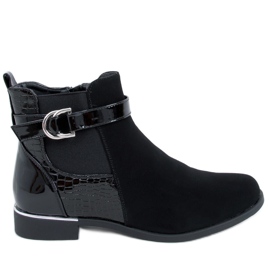 BM Bottines Chelsea femme Francine Noir