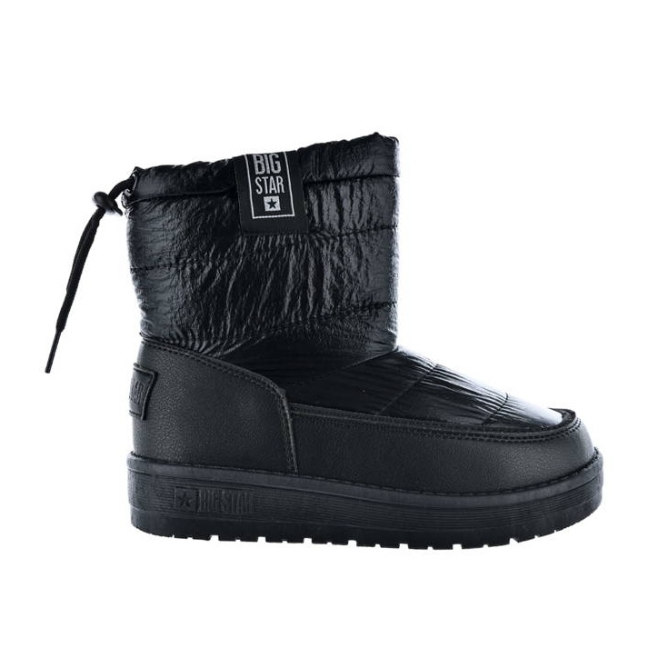 Bottes de neige métallisées noires fille Big Star KK374220 le noir