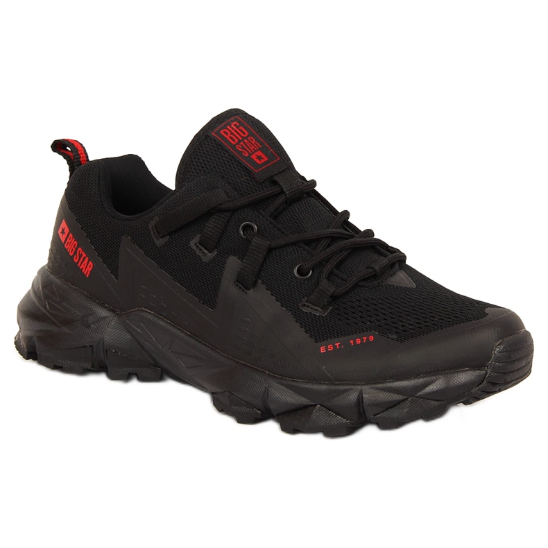 Chaussures de trekking en maille Big Star noires KK274211 le noir Chaussures de trekking en maille Big Star noires KK274211 le noir