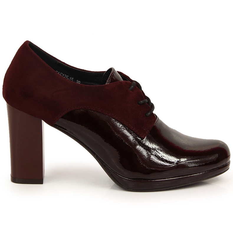 Chaussures de jazz pour femmes sur un poteau Jezzi marron rouge multicolore