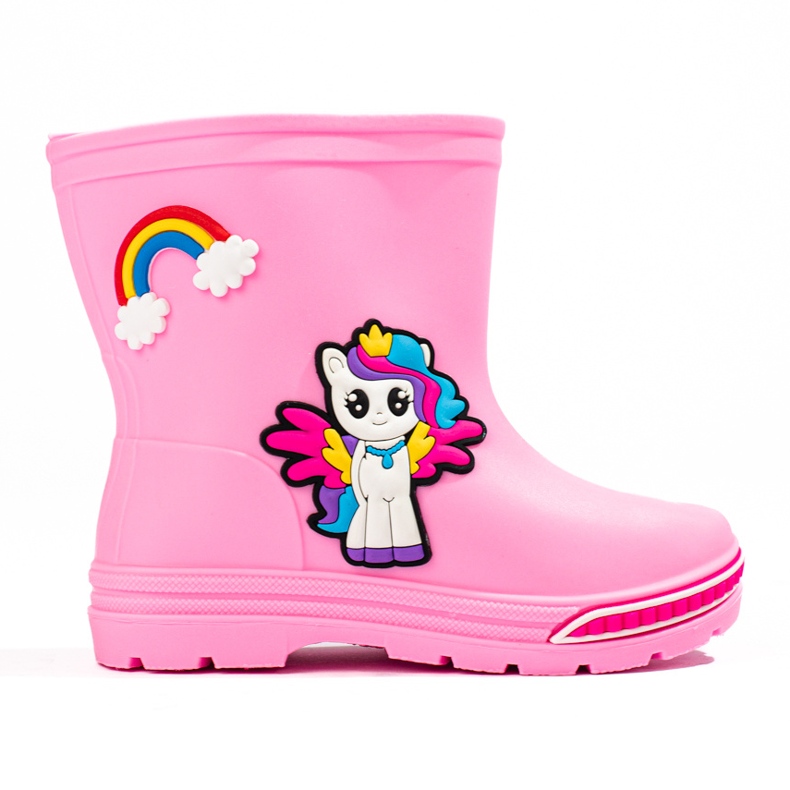 Bottes de pluie basses pour fille Shelovet, rose clair Bottes de pluie basses pour fille Shelovet, rose clair