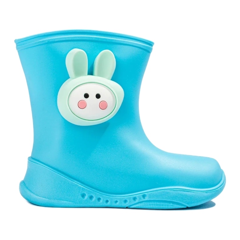 Bottines en caoutchouc garçon bleues