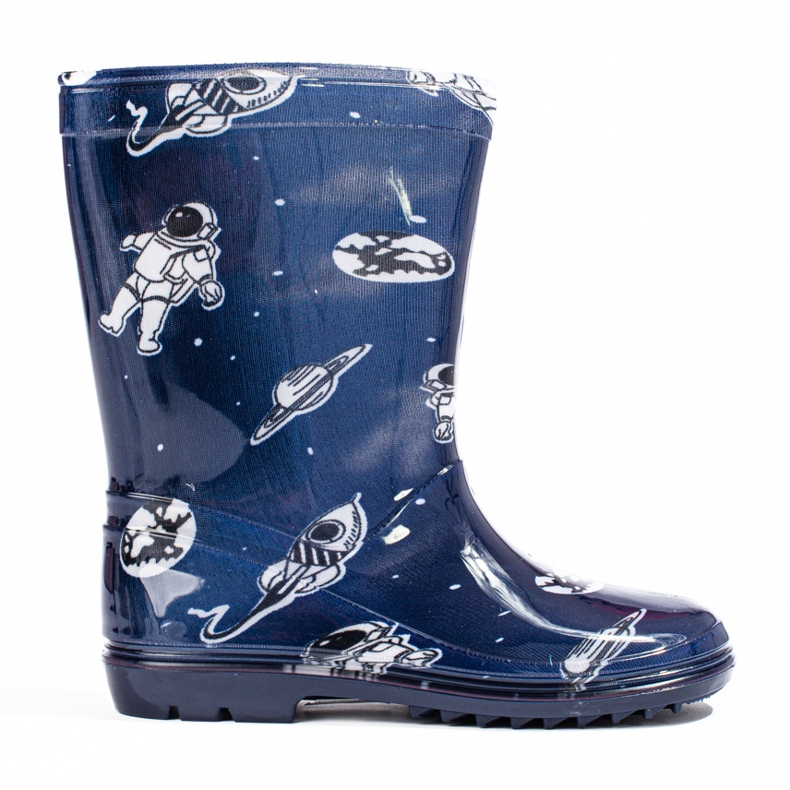 Galoches pour grand garçon avec le motif Shelovet bleu marine