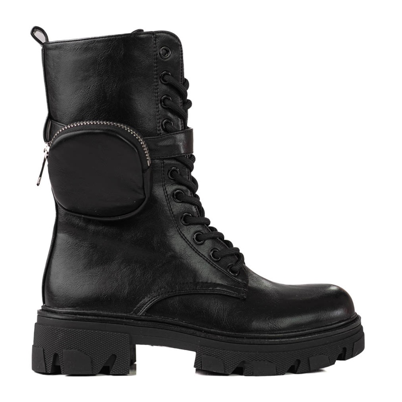 Baggies femme noires avec poche le noir