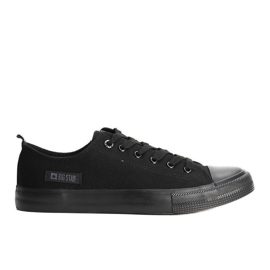 Baskets noires pour hommes Big Star KK174007