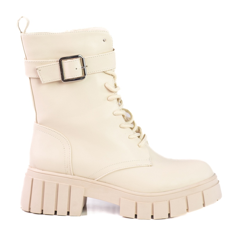 Bottes beiges pour femmes Shelovet worky Bottes beiges pour femmes Shelovet worky