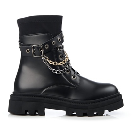 Ouvrières avec chaînes Shelovet noir