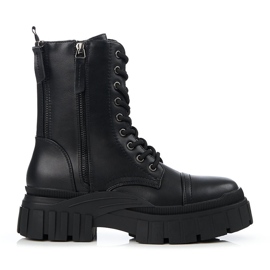 Sacs pour femmes Shelovet noirs avec une fermeture éclair décorative