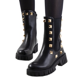 Bottes noires de chez Pinhais le noir Bottes noires de chez Pinhais le noir