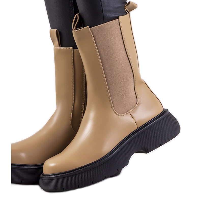 Bottes beiges de Willsden boots
