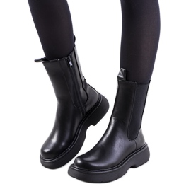 Bottes noires de Willsden boots