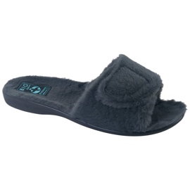 Pantoufles féminines Adanex 27914 Sara Fur Gray gris Pantoufles féminines Adanex 27914 Sara Fur Gray gris
