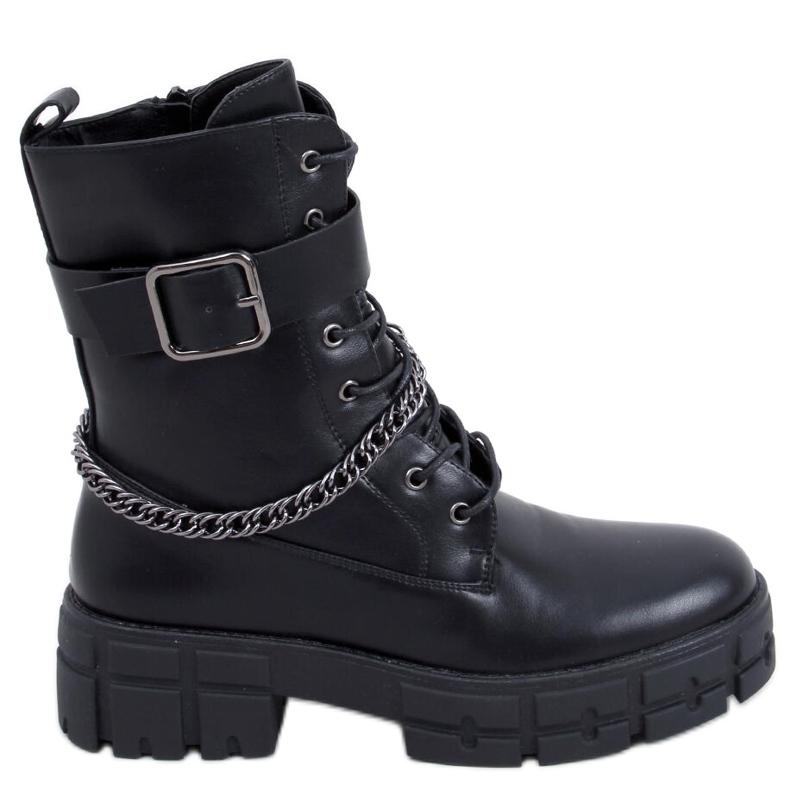 Bottes militaires Maude Noir le noir