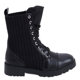 Bottes avec tige élastique Elinor Noir le noir