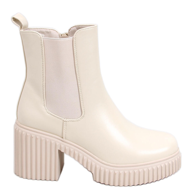 Bottines Chelsea Janet Beige Bottines Chelsea Janet Beige
