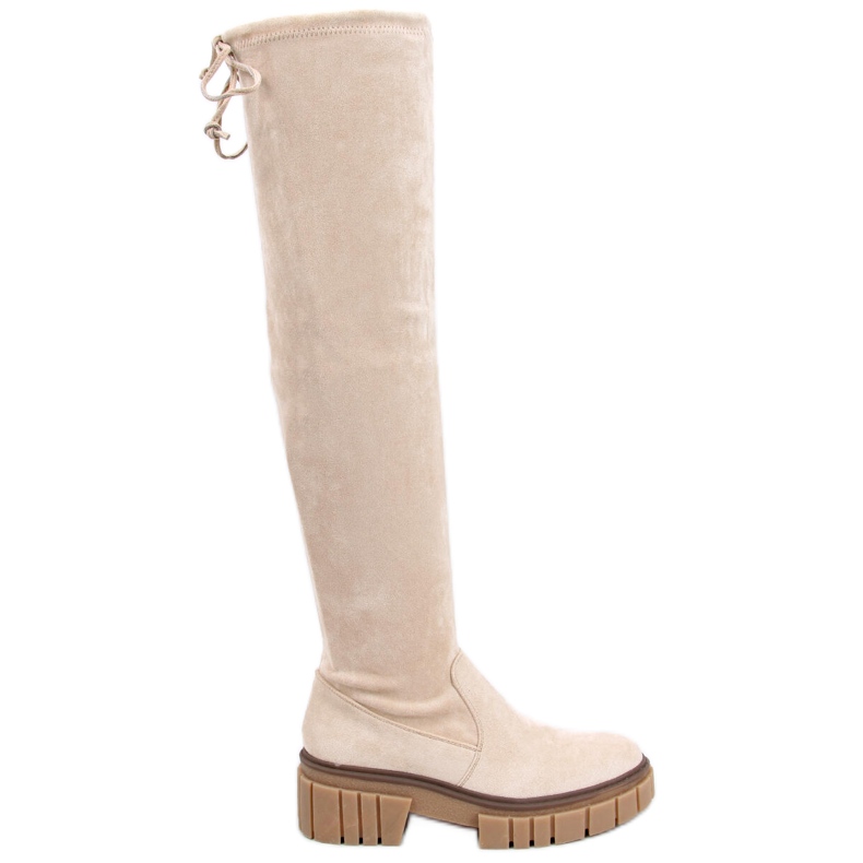 Bottes Alyssa Beige, femmes