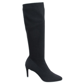 Bottines chaussettes Rebecca Noir le noir Bottines chaussettes Rebecca Noir le noir