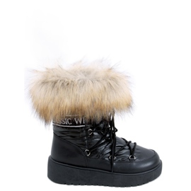 Bottes de neige Einar noires pour femmes