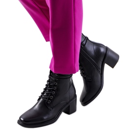 Bottines Sanlow noires le noir