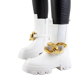 Bottines Croydon blanches