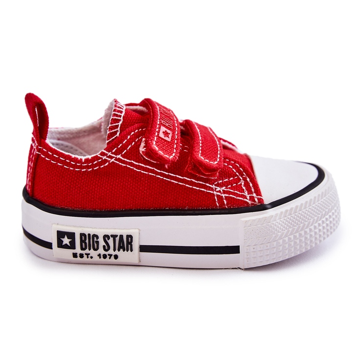 Baskets Enfant En Tissu Avec Velcro Big Star KK374082 Rouge Baskets Enfant En Tissu Avec Velcro Big Star KK374082 Rouge