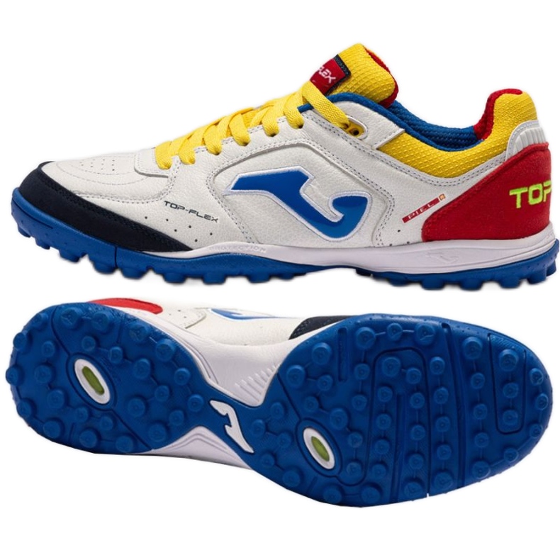 Joma Top Flex 2216 Dans chaussures de football TOPW2216TF blanche blanche