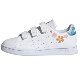 Chaussures Adidas Avantage Disney Vaiana C Jr GZ7627 blanc