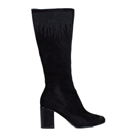 T.Sokolski Bottes élégantes pour femmes à talons hauts Sokolski noir