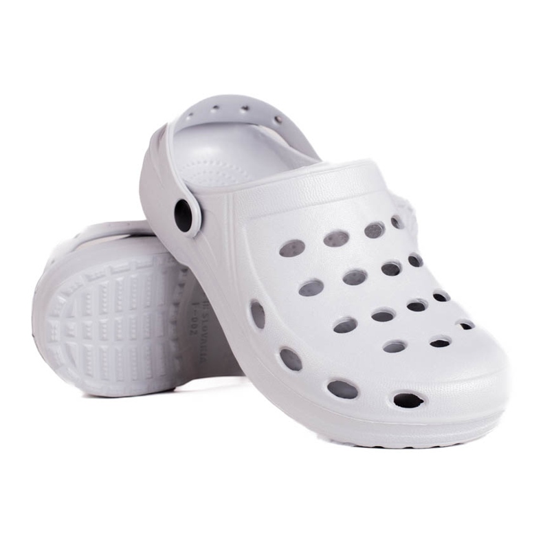 Pantoufles légères Shelovet grises pour femmes