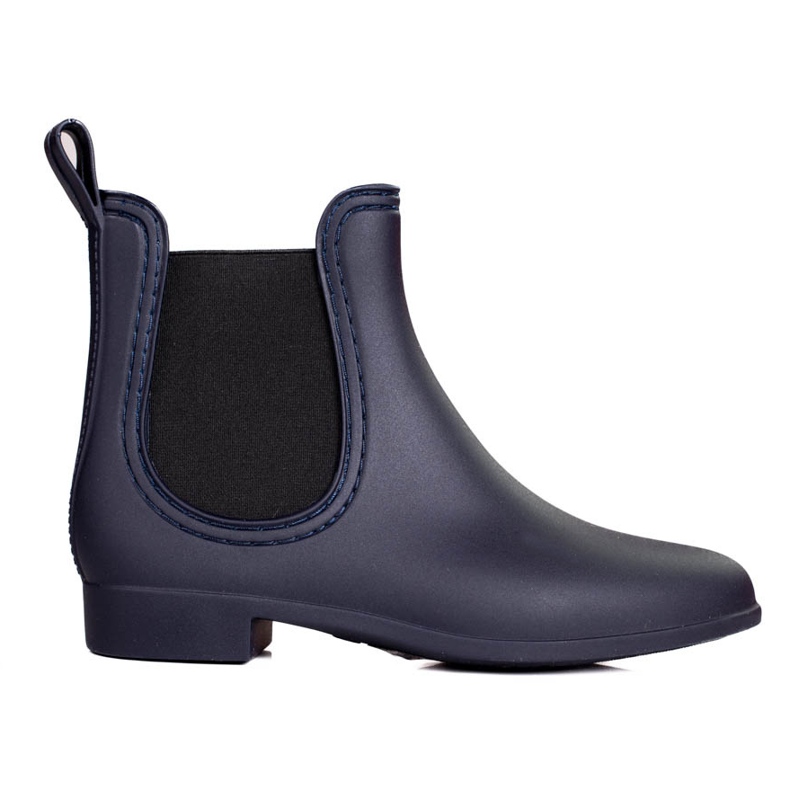 Galoches femme bleu marine mat Shelovet