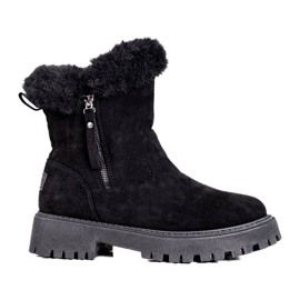 Bottes isolées noires de Vinceza