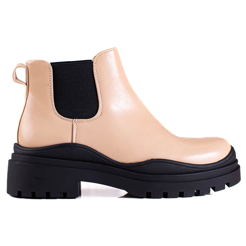 Bottes noires et vertes pour femmes Bottes Shelovet Jodhpur sur la plate-forme le noir