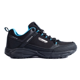 Chaussures de trekking outdoor femme DK noir et bleu
