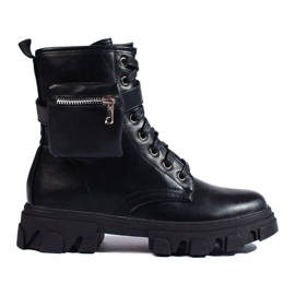 Baggies pour femmes avec un sac à main noir