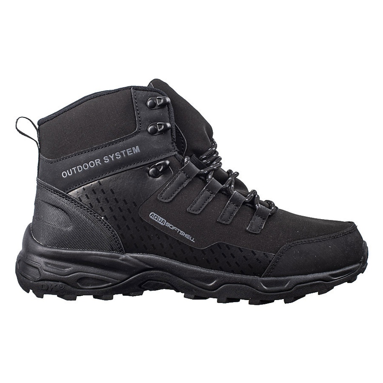 Chaussures de trekking pour hommes High DK Outdoor le noir