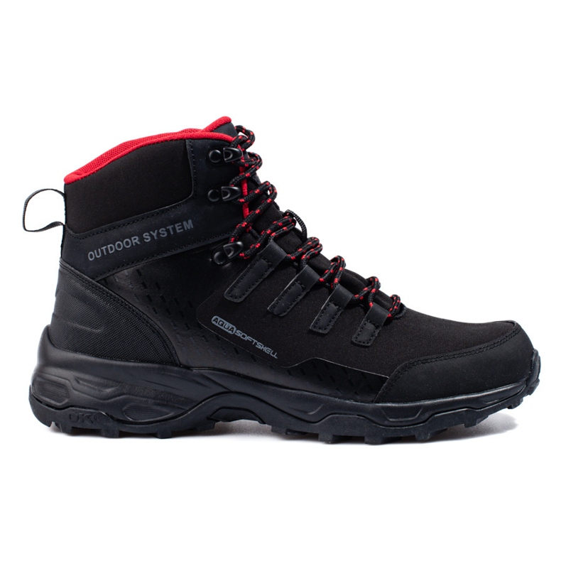 Chaussures de trekking pour hommes High DK Outdoor le noir