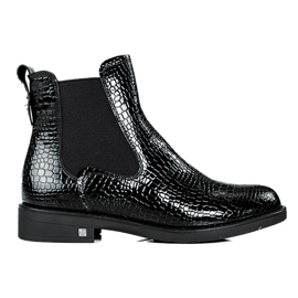 W. Potocki Chelsea boots femme avec isolation Potocki le noir