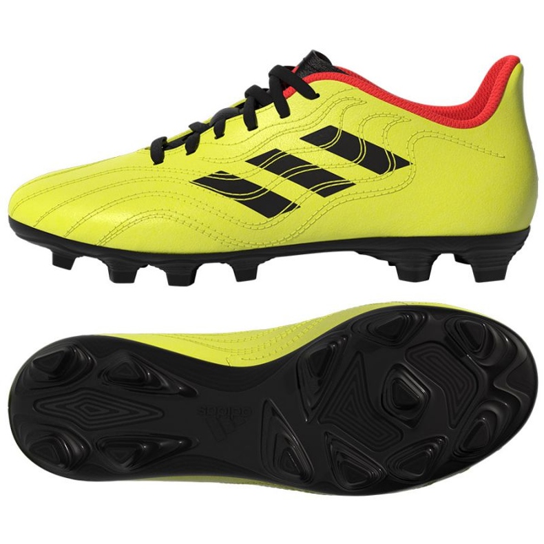 Chaussures Adidas Copa Sense.4 FxG Jr GZ1375 jaune jaunes