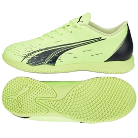 Chaussures Puma Ultra Match Ll FG / AG Jr 106919 01 jaune/caladon vert