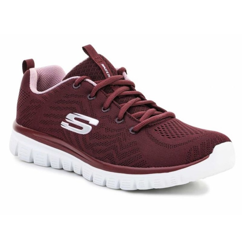 Skechers Graceful Get Connected W 12615-VIN Chaussures rouge Skechers Graceful Get Connected W 12615-VIN Chaussures rouge